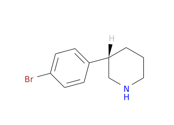 (3S)-3-(4-溴苯基)哌啶